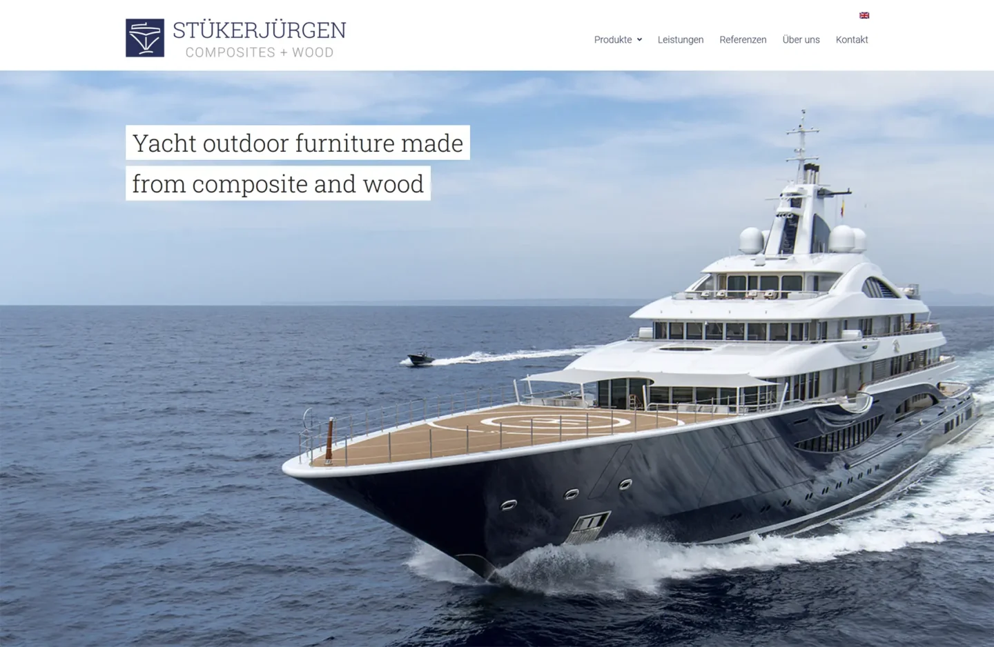 Screenshot website Stükerjürgen Composites + Wood